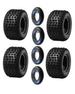 Set Of 4 145x70x6 Suzuki LT50 Knobbly Tyres & Tubes 145/70-6