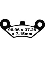 FA453TT EBC Quad Brake Pads