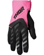 THOR Women's Spectrum MX Motorcross Gloves Black/Pink