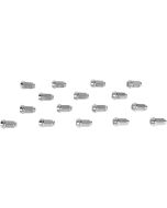 Set Of 16 Chrome Quad Wheel Lug Nuts M10x1.25 Domed