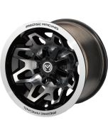Moose Utility 416X Machined Black 12x8 4/156 4+4 Aluminum Quad UTV Wheel