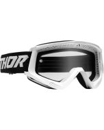 THOR Combat Racer Goggles White/Black