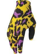 THOR Sportmode Cheetah Gloves Yellow/Purple/Black