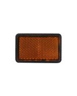 Amber Reflector Rectangular Bolt On 5mm Thread Quad ATV Parts