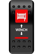 MUD Winch For Dash Red Rocker Switch ATV UTV