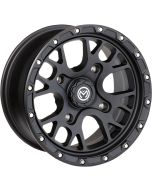 Moose Utility 545X MO 14x7 4/156 Satin Black Alloy Quad UTV Wheel