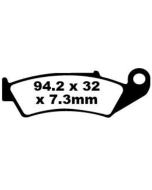 FA125TT EBC Quad Brake Pads