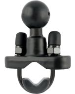 Ram Mounts Rail Base U-Bolt & 1 in. Ball for Rails from 0.5 in. to 1.25 in. in Diameter - RAM-B-231Z