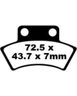 FA232TT EBC Quad Brake Pads
