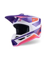 ALPINESTARS SM3 Heat Helmet WHT/PU/PINK 2025 Model