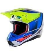 Alpinestars Supertech SM5 Sail Yellow & Blue Mx Helmet