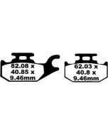 FA307R EBC Quad Brake Pads