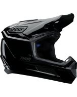 THOR Fleet Blackout Gloss MX Helmet Black