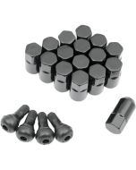 Set Of 16 Black Quad Wheel Lug Nuts M10x1.25