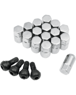 MOOSE LUG NUT 3/8 Chrome Pack Of 16
