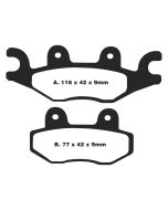 FA484TT EBC Quad Brake Pads