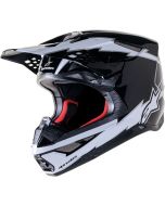 ALPINESTARS Supertech M10 White & Black Ampress MX Helmet