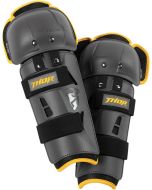 THOR Youth Sector GP Knee Guards Gray/Yellow