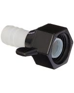 Shurflo 1/2" Female Swivel Nut Pump Connector Straight 3/8" Hose Tail 234-2916
