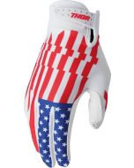 THOR Launchmode Gloves White/Red/Blue