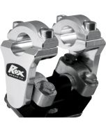 ROX PIVOTING RISERS 51mm RISE NATURAL ALUMINIUM