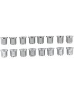 ITP Flat Chrome Lug Nuts M12 x 1.25mm Box Of 16
