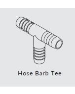 Fimco Parts Hose Barb Tee 3/8”x3/8”x3/8” Polypropylene/Nylon Inserts