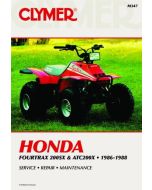 HONDA FOURTRAX 200 SX & ATC200X 1986-1988 Manual Workshop