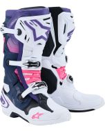 ALPINESTARS Tech 10 Boots WHT/VLT/NVY/PINK