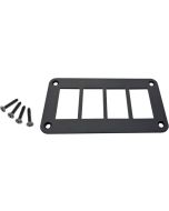 MUD Dash Plate Universal 4 Rocker Switch Black ATV UTV