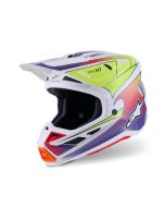 ALPINESTARS SM7 Fuse Helmet WHT/YL/PU 2025 Model