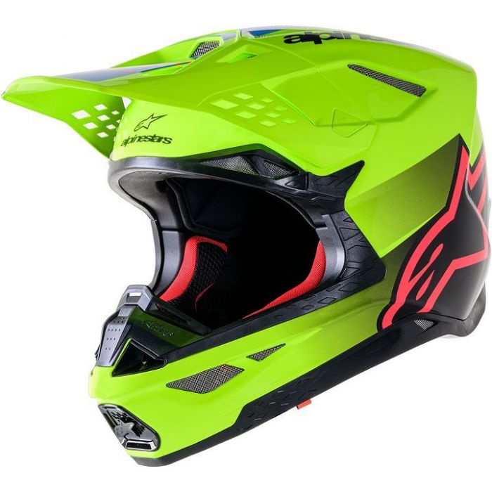 ALPINESTARS Supertech M10 Yellow & Black Unite MX Helmet