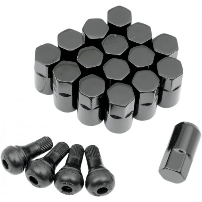 MOOSE LUG NUT 12X1.25 Black Pack Of 16