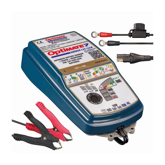 OPTIMATE 7 Select Gold 10A Ampmatic Battery Charger Optimiser Conditioner Maintainer