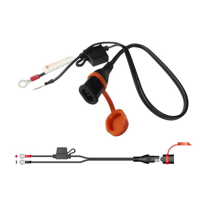 SAE71 OptiMate Weatherproof Waterproof 12V Permanent Lead O1