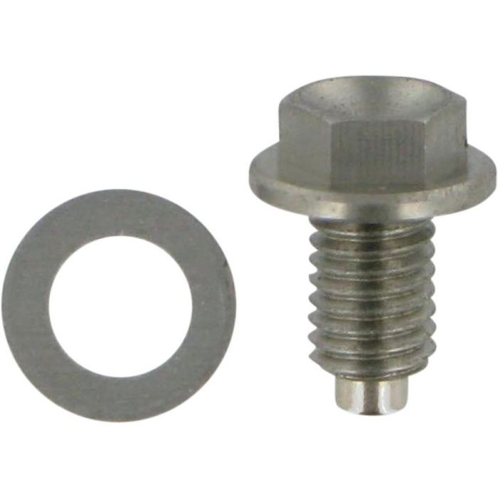 Suzuki LTZ90 Quad Soprt 07-10 LTF400 02-10 King Quad 700 05-08 King Quad750 08-13 Silver Moose Magnetic Drain Plug