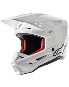 ALPINESTARS Supertech M5 Solid White MX Helmet