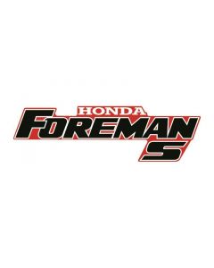 Honda Foreman S Tank Sticker 300mm White/Red/Black