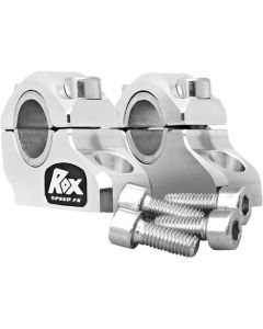 ROX PRO-OFSET ELITE BLOCK RISER. 32mm RISE 22mm OR 28.6mm HANDLEBAR SIZE CLEAR ANODIZED