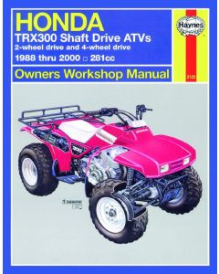 Honda Foreman 400/450 ATVs 1995 Thru 2002 Haynes Manuals 