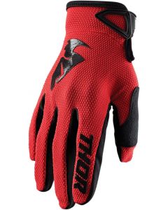 THOR Sector MX Motorcross Gloves Black/Red 2023 Model