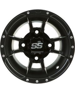 ITP SS112 Black 10X5 4/156 3+2 Alloy Wheel