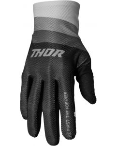 THOR Assist React MX Motorcross Gloves Black/Gray 2023 Model