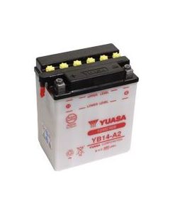 YUASA YB14-A2 Battery with Acid Pack