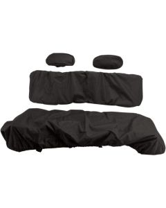 Polaris Ranger Full Size 09-13 Seat Back & Head Support Overcovers Black