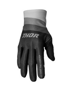 THOR Assist React MX Motorcross Gloves Black/Gray 2023 Model