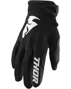THOR Sector MX Motorcross Gloves Black 2023 Model