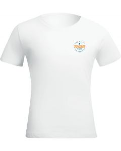 THOR Girl's Stadium MX Motorcross T-Shirt White 2023 Model