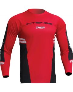 THOR Intense Assist Berm MTB Long-Sleeve Jersey Red/Black 2023 Model