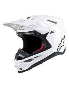 ALPINESTARS Supertech M10 Solid White MX Helmet